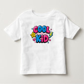 Les Tous Petits T-shirt graphique pour tout-petit Cool Kid Y2K (Devant)