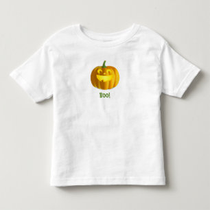 Les Tous Petits T-shirt Halloween pour tout-petit avec citrouille 