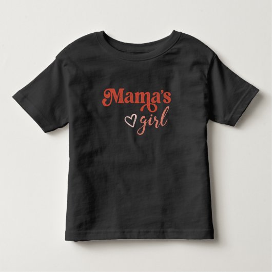 Les Tous Petits T-shirt mignon pour fille de maman / Mère et fille (Devant)