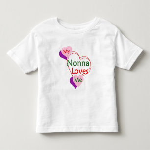 Les Tous Petits T-shirt 'Nonna m'aime' pour tout-petit ou bébé