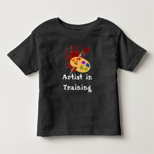 Les Tous Petits T-shirt personnalisable pour peintre (Devant)