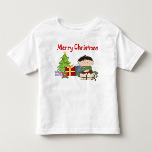 Les Tous Petits T-Shirt pour bébé de Noël (Devant)