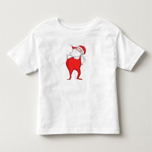 Les Tous Petits T-shirt pour bébé Noël du Père Noël (Devant)