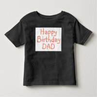 T-shirt pour DAD heureux anniversaire