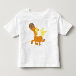 Les Tous Petits T-shirt pour enfants Poney de dessin animé heureux