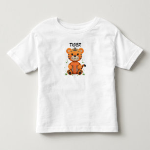 Les Tous Petits T-shirt pour enfants Tigre Mignon T est pour Tig