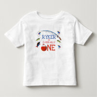 T-shirt pour garçon pêche o-fish-ally un 1er anniv