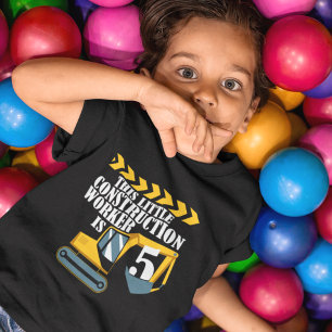 Les Tous Petits T-shirt pour garçon pour 5ème anniversaire d'ouvri