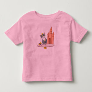 Les Tous Petits T-shirt pour tout-petit avec jolie princesse chat