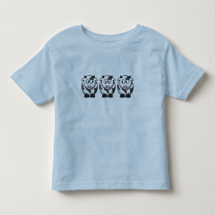 Les Tous Petits T-shirt pour tout-petit avec sonneur 3 vaches