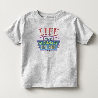 Les Tous Petits T-shirt pour tout-petit avec un message pro-vie.