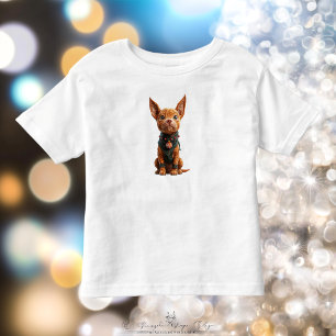 Les Tous Petits T-shirt pour tout-petit 'Bon chien de Noël'