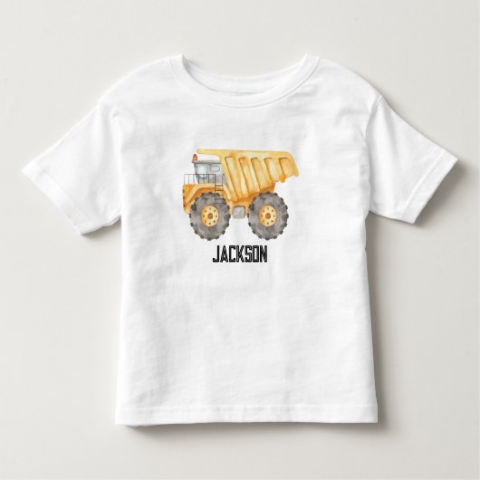Les Tous Petits T-shirt pour tout-petit construction (Devant)