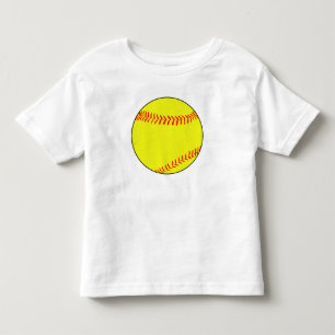 Les Tous Petits T-shirt pour tout-petit de softball Fastpitch pers
