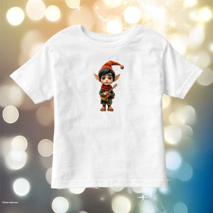 Les Tous Petits T-shirt pour tout-petit en lutin de Noël garçon mu