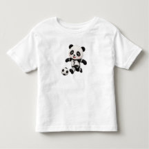 T-shirt pour tout-petit Panda de football