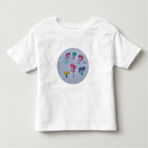 T-shirt pour tout-petit Plage aux flamants roses