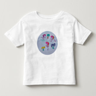 Les Tous Petits T-shirt pour tout-petit Plage aux flamants roses