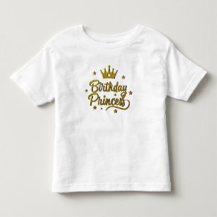 Les Tous Petits T-shirt pour tout-petit princesse d'anniversaire