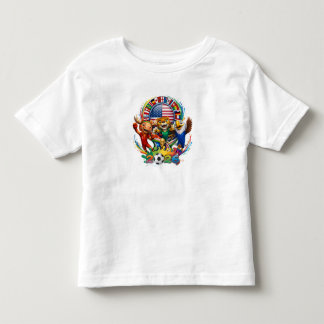 Les Tous Petits T-shirt pour tout-petit thème fifa 2026