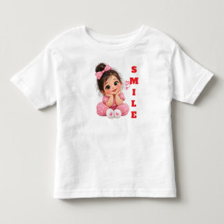 Les Tous Petits T-shirt pour tout-petits avec un adorable bébé fil