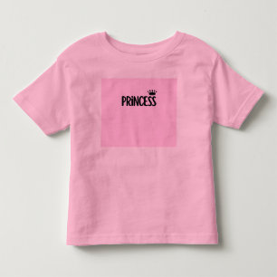 Les Tous Petits T-shirt rose pour petite princesse avec couronne  