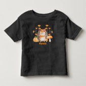 Les Tous Petits T-shirt Toddler pour Hérisson de Chute mignon (Devant)