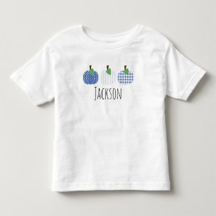 Les Tous Petits T-shirt trio citrouille bleue pour garçon
