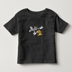 Les Tous Petits Tom et Jerry Fun Black T-shirt pour enfants
