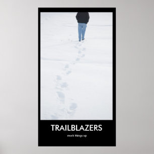 Les TRAILBLAZERS font monter les choses Poster dém