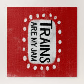 Les Trains Sont Mon Jam Jigsaw Puzzle (Horizontal)