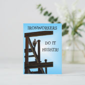 Les travailleurs du fer le font carte postale supé (Debout devant)