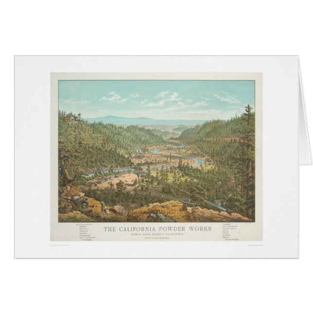 Les travaux de poudre de la Californie (1306) (Devant horizontal)