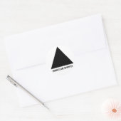 les triangles sont tellement des autocollants (Enveloppe)