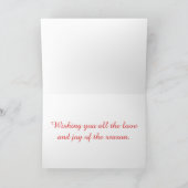 Les trois chatons dans une panier Carte de Noël (Intérieur)