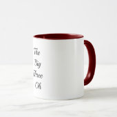 Les Trois Grands Oh - Joyeux 30e anniversaire Mugs (Devant droit)