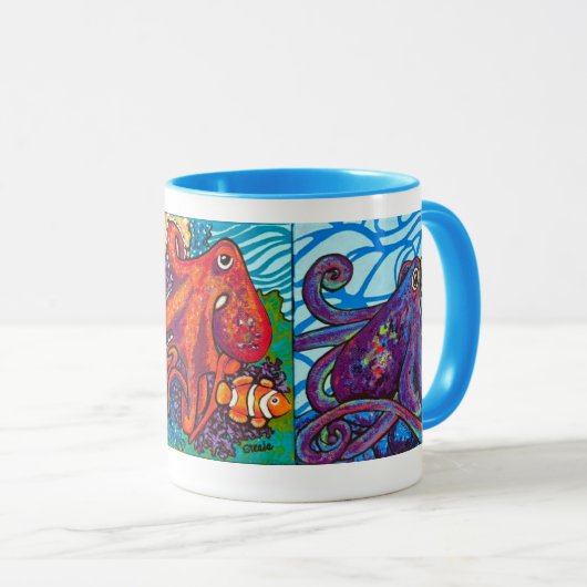 "Les Trois Octoteers !" Mug de boisson originale (Devant droit)