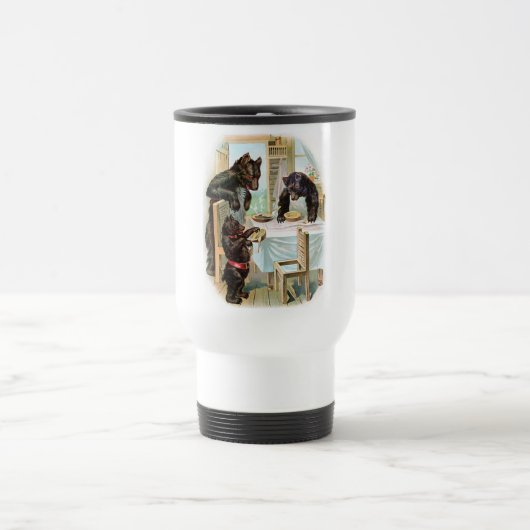 Les Trois Ours Conte de Voyage Mug (Centre)
