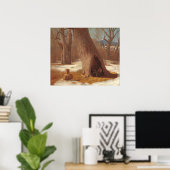 Les Truants - Eastman Johnson Fine Art Poster (Bureau à domicile)