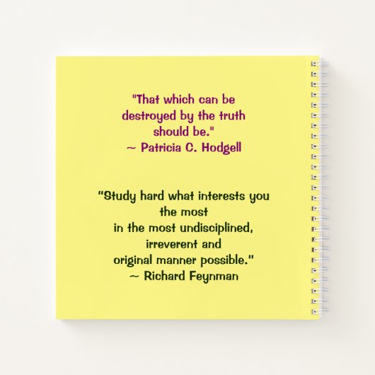 Les trucs que j'aime Carnet par RoseWrites (Dos)