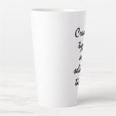 Les types créatifs sont rarement Tidy Latte Mug (Devant)