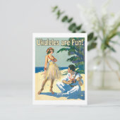 Les Ukes Sont Amusants ! Carte postale (Debout devant)