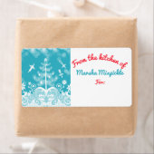 Les ustensiles Angel de la cuisine du étiquette de (En situation)