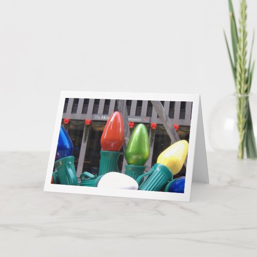 Les vacances allument la carte 1 (Devant)