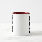 Les vaches me rendent heureuse tasse de café (Centre)