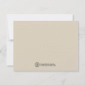 Les Vaches romantiques Mariages Merci Cartes (Dos)