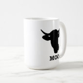 Les vaches vont MOO - la tasse 15oz (Devant droit)
