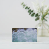 Les vagues et les rochers_ Carte de visite (Debout devant)