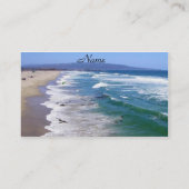 Les vagues et les rochers_ Carte de visite (Dos)