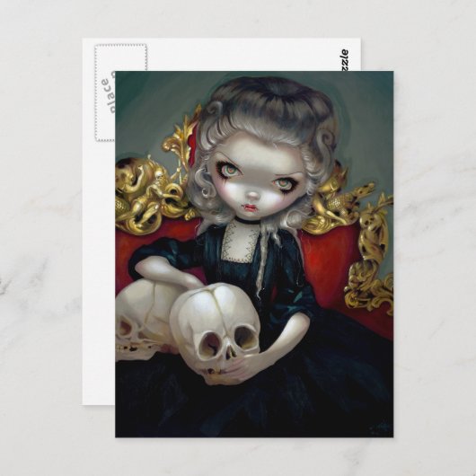 "Les Vampires : Carte postale Les Crânes (Devant / Derrière)